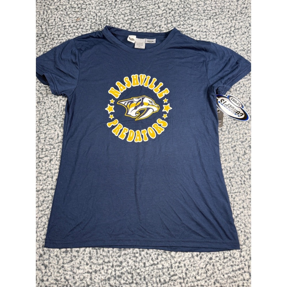 Concepts Sport Nashville Predators NHL Hockey Shirt Navy Blue Women's Large NWT